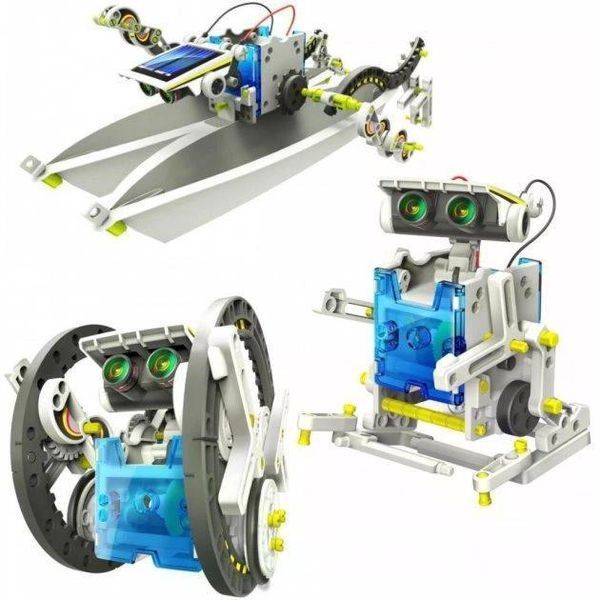 Конструктор Solar Robot 13 в 1 на сонячній батареї pbl-116 фото