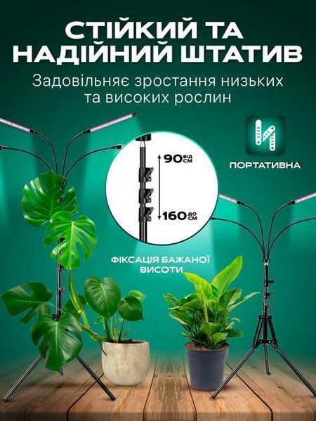 LED-фітолампа для рослин і розсади pbl-054 фото