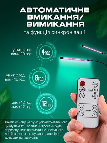 LED-фітолампа для рослин і розсади pbl-054 фото