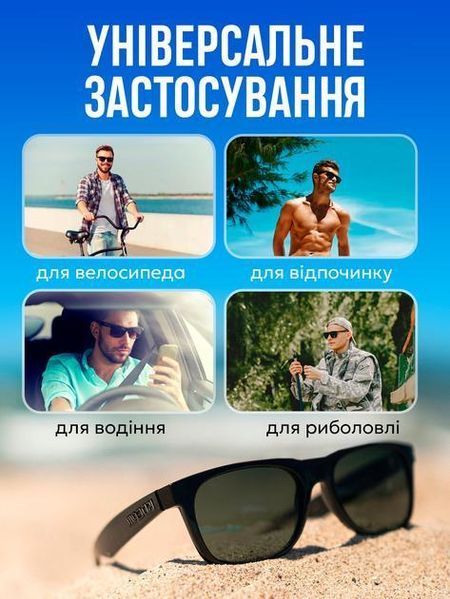 Поляризаційні окуляри KDEAM Navi, чорні pbl-083 фото