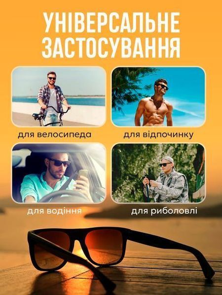 Поляризаційні окуляри KDEAM, чорні pbl-084 фото