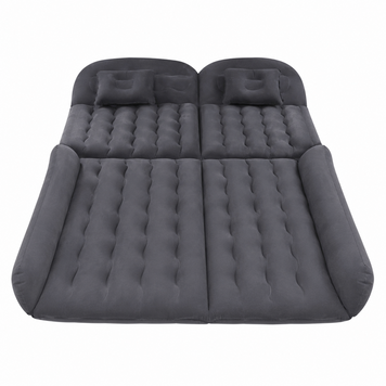 Надувний автомобільний матрац-ліжко Car Travel Bed з насосом, 174&times;126 см, темно-сірий pbl-015 фото