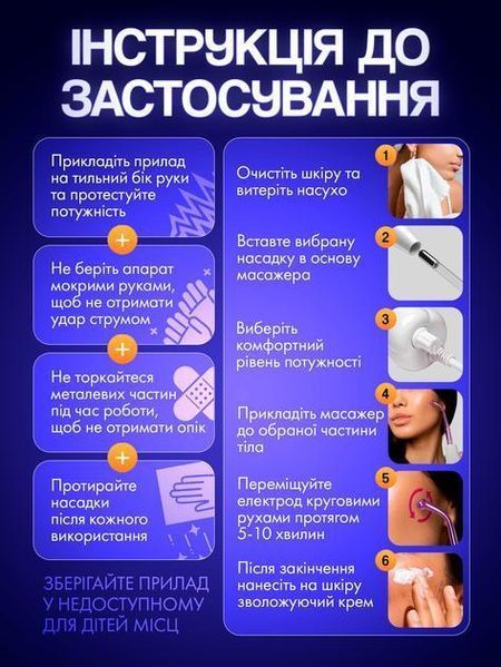 Дарсонваль для волосся та обличчя pbl-066 фото