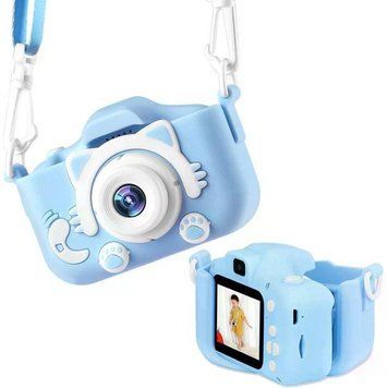 Дитячий цифровий фотоапарат UFT Smart Kids Kitty Blue pbl-110 фото